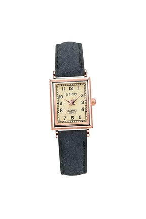 2026 New Vintage Women'S Rectangle Wrist Watch,Thin Elegant Simple Square Quartz Watches with Leather Strap,Waterproof Analog Watches for Females Students Ladies