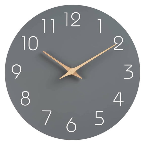 DESIGNICE 2026 New Wall Clock Modern and Minimalist Design Kitchen Clock Versatile Size Options Wall Clocks Battery Operated Style8 for Kitchen Living Room Office Bedroom Dining Room