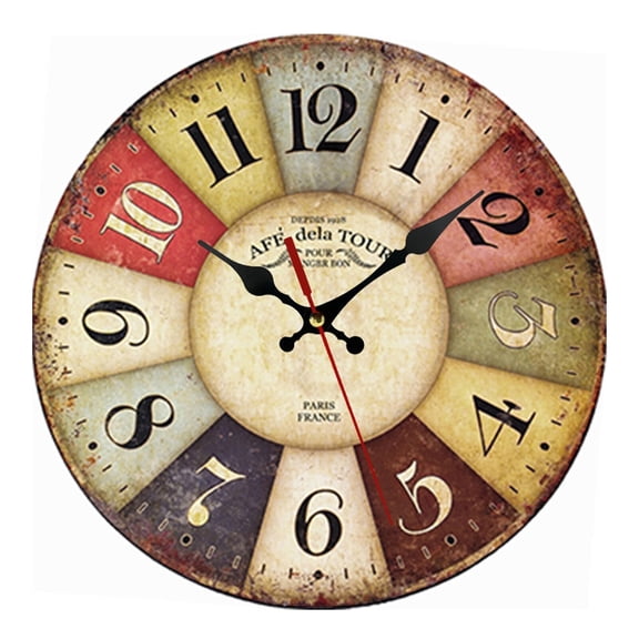 DESIGNICE 2026 New Wall Clock Sleek Minimalist Design Large Wall Clock Large and Clear Numbers Small Wall Clock Style2 for Living Room Bedroom Office Kitchen Hallway