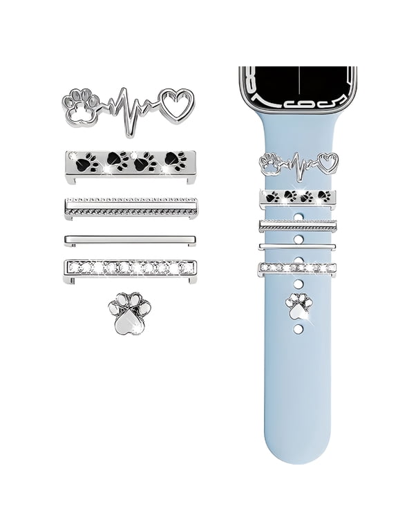 2026 New Watch Band Charms with Decorative Bling Rings Loops for Watches, Fashion Accessories, Custom Watch Bands, Personalizing Gifts, Daily Wear