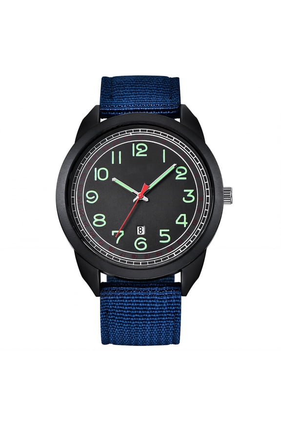 2026 New Waterproof Watch Daily Waterproof Wrist Watch Precise Quartz Movement Watches for Women for Casual Sports Outdoor Blue Belt Black Side