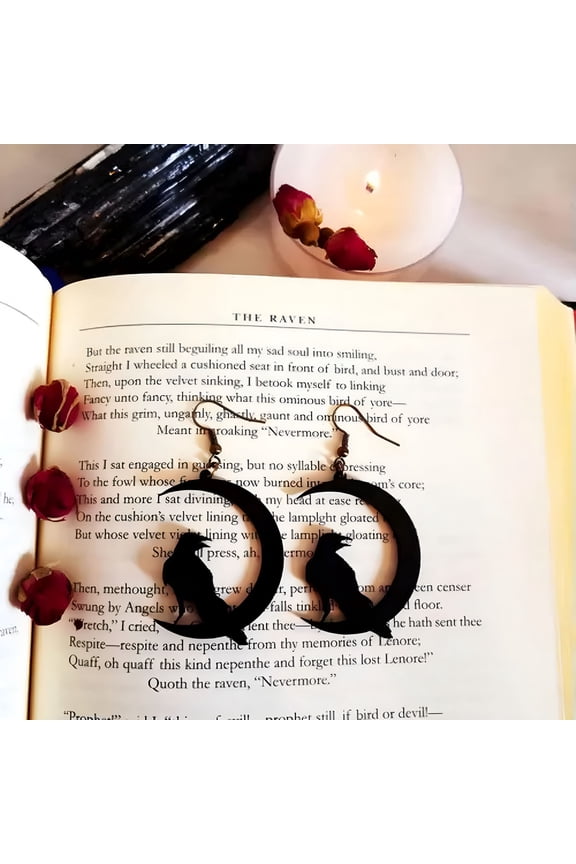 2026 New Women Black Moon Cat Earrings Dangle Silver Plated Witch Earrings Gothic Jewelry for Party, Halloween, Cosplay, Daily