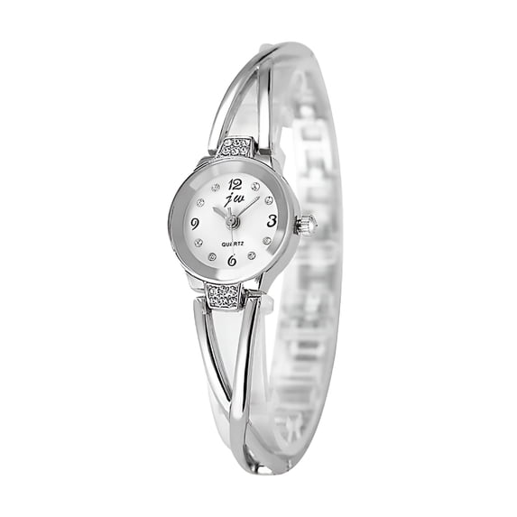 DESIGNICE 2026 New Women Quartz Watches Fashion Elegant Waterproof Wristwatch Petite Bracelet Watch for Daily Wear,Office,Parties,Casual,Formal (Silver)