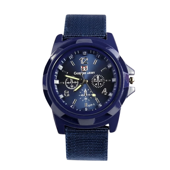 DESIGNICE 2026 New Women Solar Watches Outdoor Watch Military Sport Fabric Band Watch Blue for Outdoor Adventures,Sports,Hiking,Travel,Daily Wear.