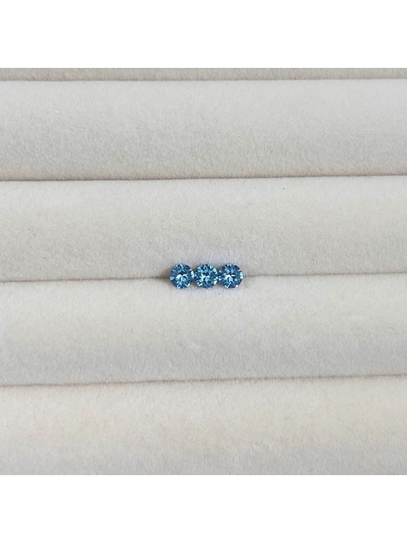 20G Threaded Flat Back EarringsHypoallergenic Flat Back Stud Earrings Surgical Titanium Steel Cubic Zirconia Tiny Earrings Cartilage Earring Cz Earrings 4MmBlue F