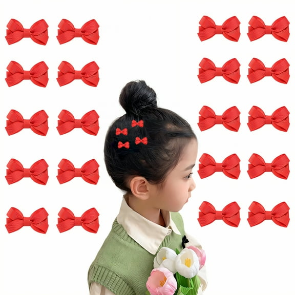 DESIGNICE 20Pcs Baby Hair Clips,Fresh and Sweet Toddler Hair Clips,Playful Touch Toddler Hair Accessories,Style1,2"