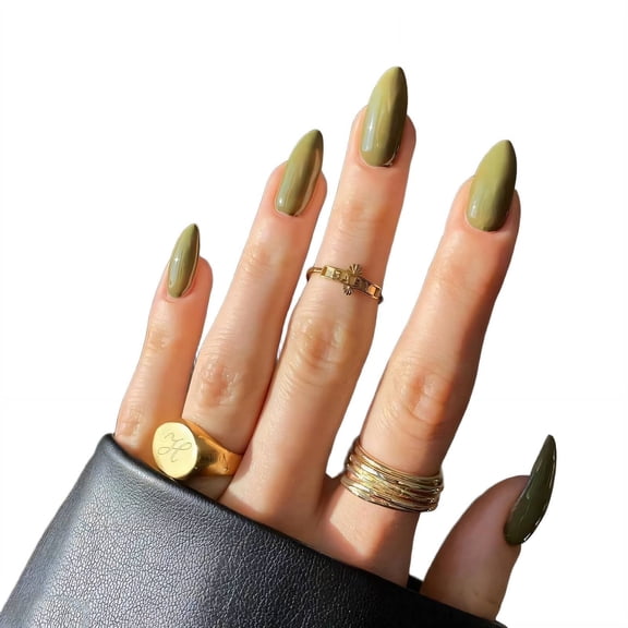 DESIGNICE 24Pcs Fake Nails Lightweight Nails Press Ons,Secure Fit Fashion-Forward Press on Nails for Women,Style1,Multicolor