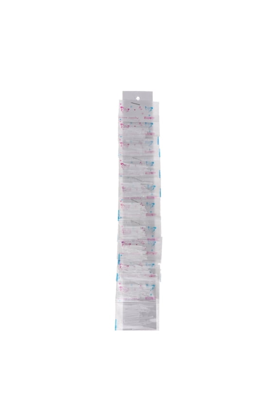 250Pcs Clear Plastic Sticks Hypoallergenic Studs Pins Bars Ear Piercing Retainer Plastic Retainers for Piercings Clear Retainer Piercing