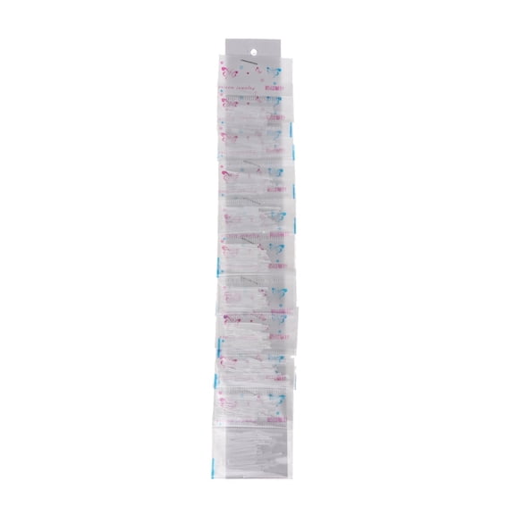 DESIGNICE 250Pcs Clear Plastic Sticks Hypoallergenic Studs Pins Bars Ear Piercing Retainer Plastic Retainers for Piercings Clear Retainer Piercing