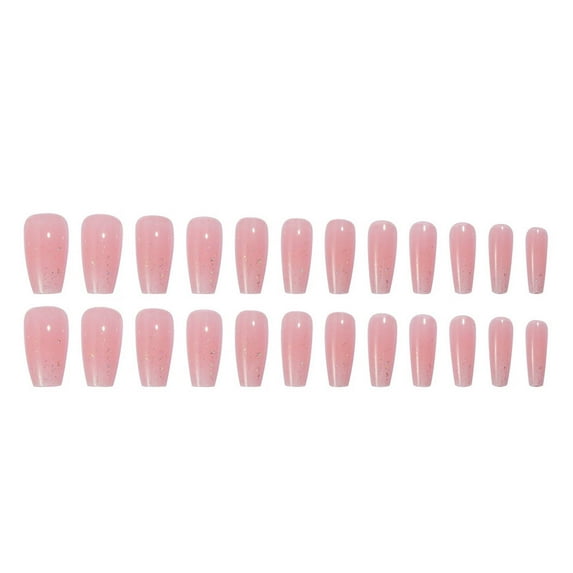 DESIGNICE 25Pcs Fake Nails,Sweet Style Nails Press Ons,Seamless Fit Everyday Wear Press on Nails for Women,Style1,Multicolor