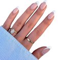thumbnail image 1 of DESIGNICE 26Pcs Fake Nails Ultra-Thin Seamless Nails Press Ons,Exquisite Fingertips Perfect Fit Press on Nails for Women,Style5,Pink, 1 of 2