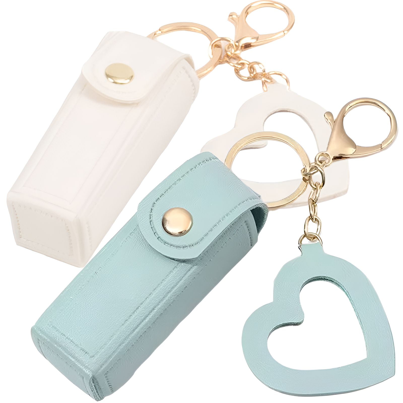 AIERSA 2-Pack Silicone Chapstick Holder For Car - Thumb Design, No-Melt, Cute Car Accessory Gift For Women
