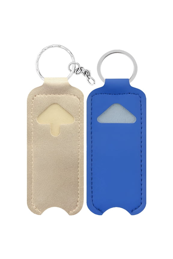 2Pcs Chapstick Holder Key Chain, Car Keychain for Women,Safety Keychain Rings for Car Key