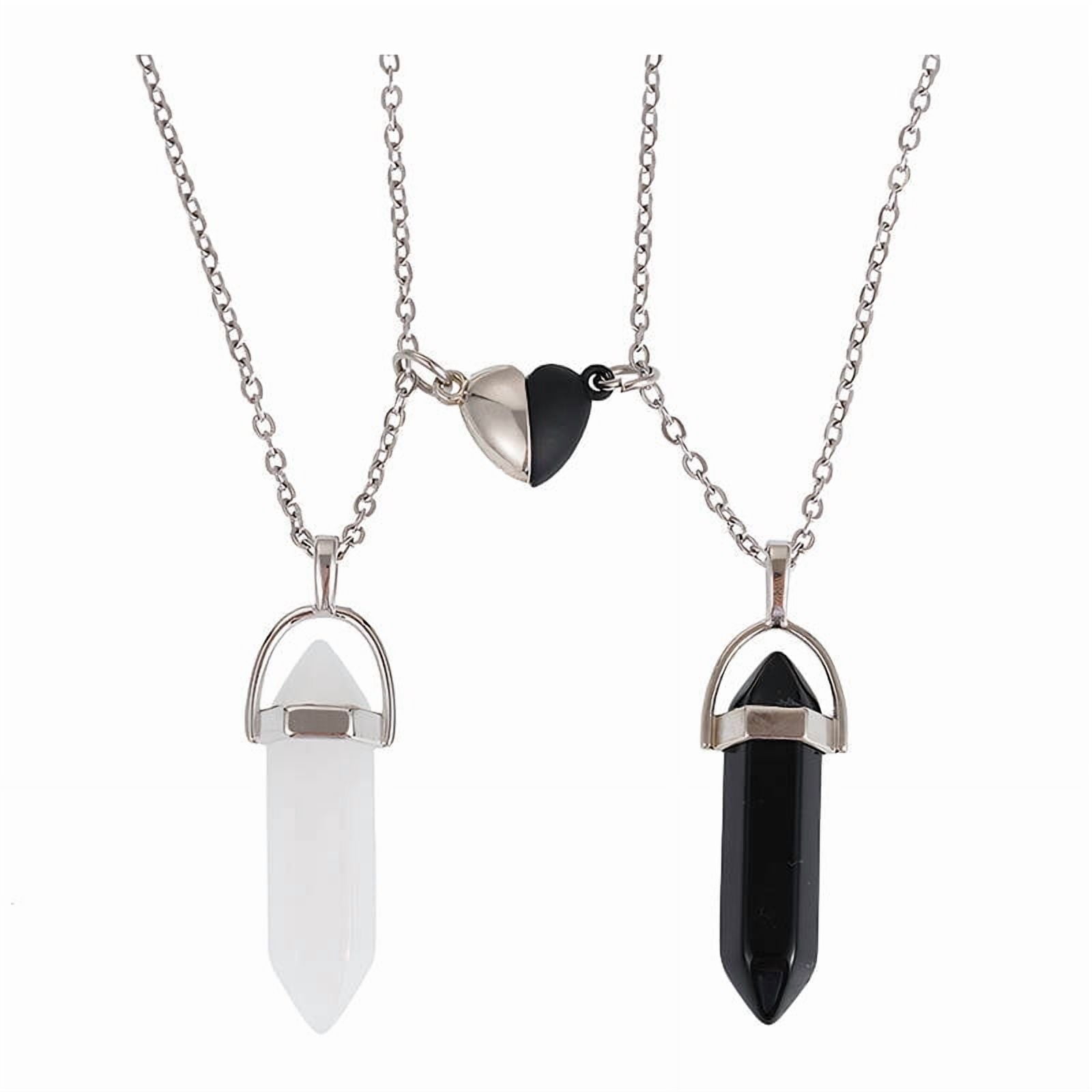 DESIGNICE 2Pcs Couples Necklace Hexagonal Column I Love You Gifts for ...