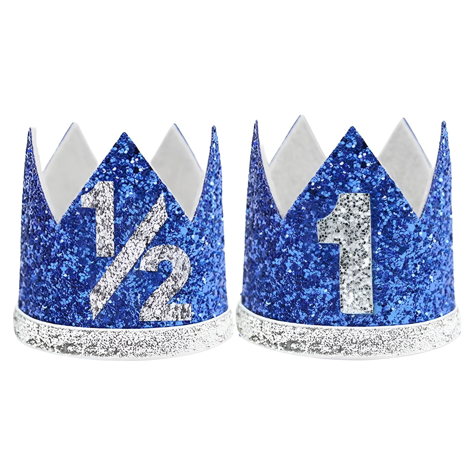DESIGNICE 2Pcs Crown Cake Topper,Vividly Sculpted Contours Crown Cake ...