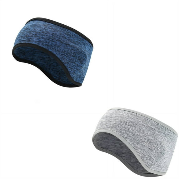 DESIGNICE 2Pcs Headbands Breathable Warmth Thick Headbands for Women,Lightweight Fabric Sweat-Absorbing Head Wraps for Women,Style5,Multicolor