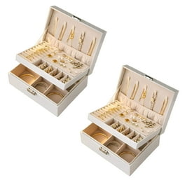 DESIGNICE Jewelry Box,Wooden Options for A Natural Aesthetic