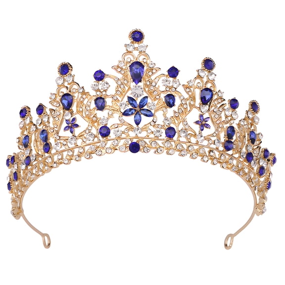 DESIGNICE 2Pcs King Crown,Luminous Light Reflecting Design Birthday Crown Adult Woman,Multi Dimensional Visual Appeal Crowns for Women,Color-Mixing1
