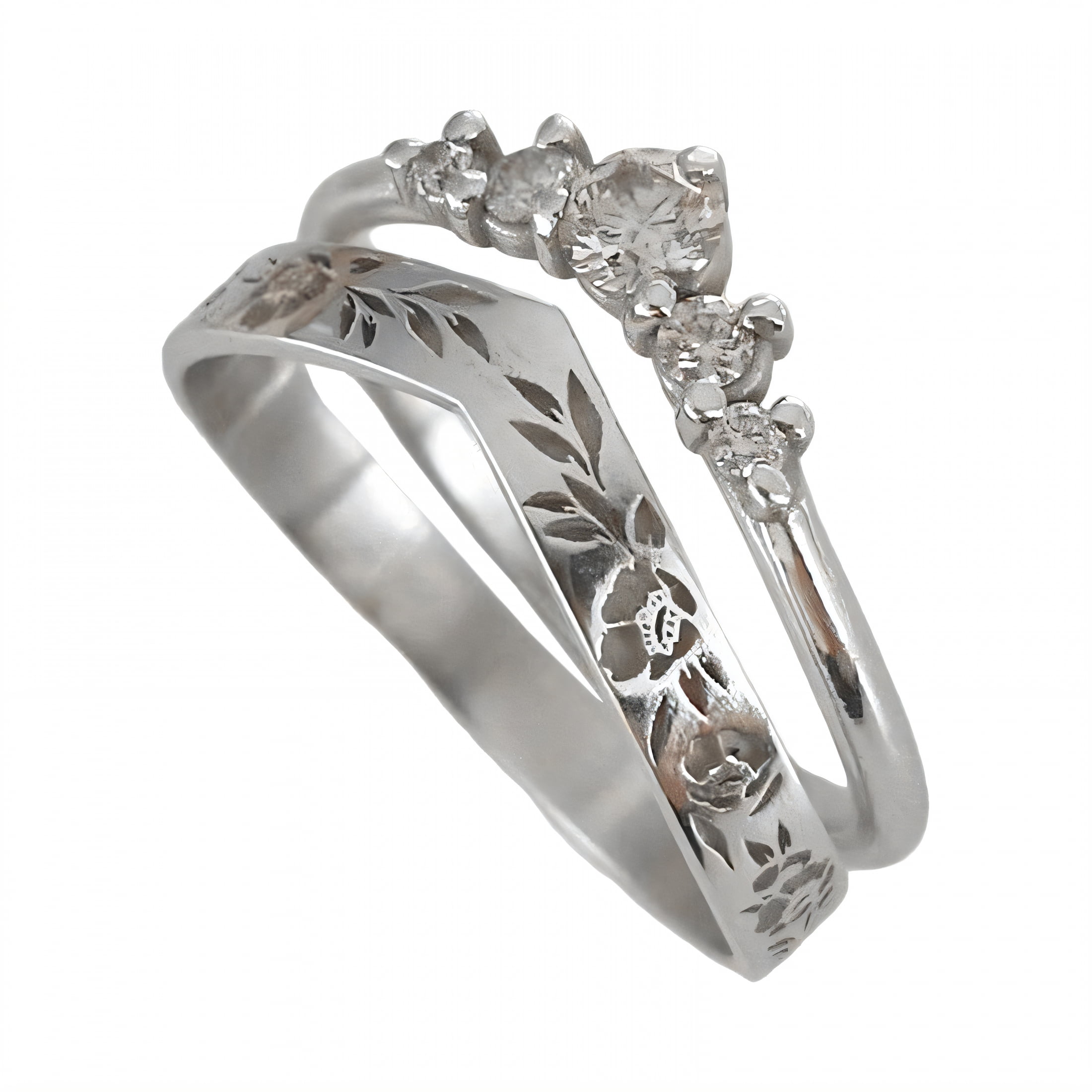 DESIGNICE 2Pcs Rings for Women Non Tarnish,Tough Structure Stackable ...