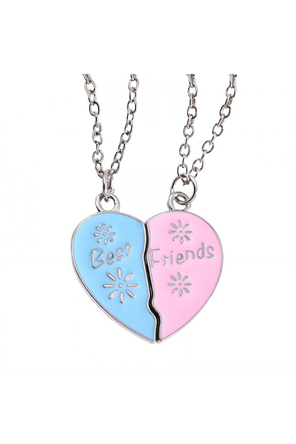 2Pcs Silver Necklace,Stretchable Form Cute Necklace for Women,Gentle Outline Mom Necklace for Women,Multicolor