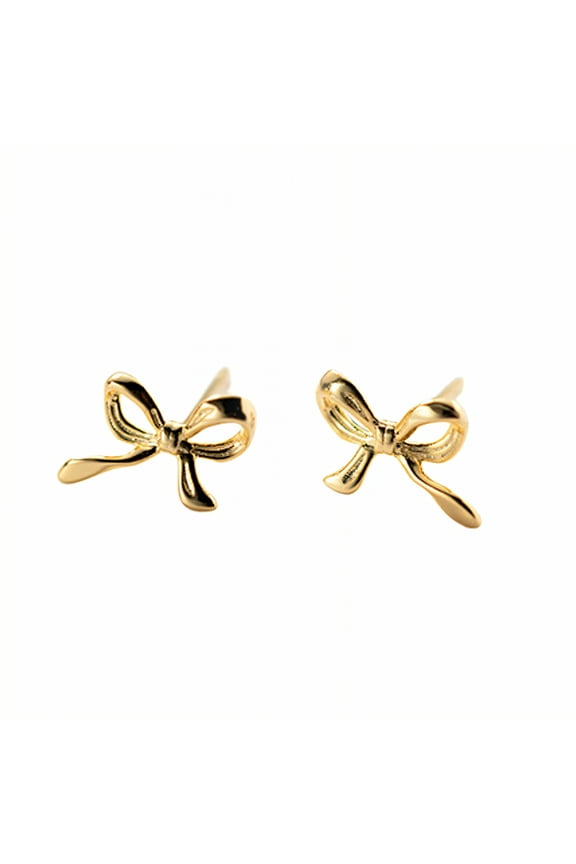 2Pcs Stud Earrings for Women,Bare Feel Stud Earrings for Women Hypoallergenic,Touch-Safe Flat Back Stud Earrings,Gold