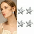 thumbnail image 1 of DESIGNICE 2Pcs Summer Earrings,3D Design Starfish Earrings,Alloy Material Summer Earrings for Women,Earrings for Women Trendy for Seaside Vacation,Style2, 1 of 7