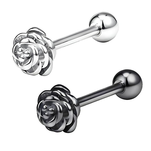 DESIGNICE 2Pcs Tongue Rings,Piercing Jewelry,Body Jewelry,Style543