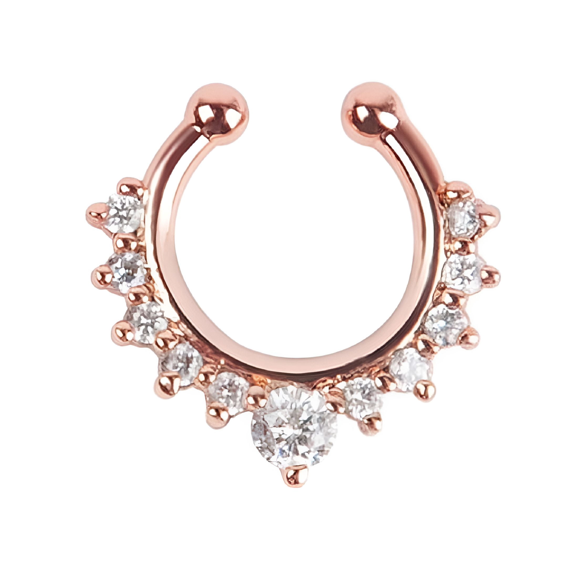 septum piercing fake lip rings walmart