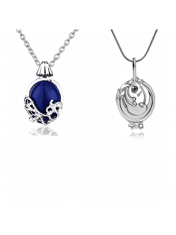2Pcs the Vampire D.Rs Elerna Opening Vervain Locket Pendant Necklaces Daywalking Katherine Necklace Family Crest Jewelry Classic Tv Series Vampire Diaries Merch