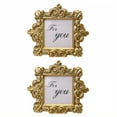 thumbnail image 1 of DESIGNICE 2Pcs Vintage Picture Frames,Compact Size Small Picture Frames,Versatile Design Gold Picture Frames,4.93"X3.75",Gold, 1 of 6