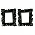 thumbnail image 1 of DESIGNICE 2Pcs Vintage Picture Frames,Elegant Shape Photo Frames,Rich Palette Family Picture Frame,3.94"X3.94",Black, 1 of 7