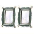 thumbnail image 1 of DESIGNICE 2Pcs Vintage Picture Frames,Vintage Glow Wall Frames,Exquisite Craft Family Picture Frame,9.06"X7.56",Green, 1 of 7