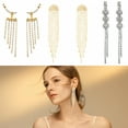 thumbnail image 1 of DESIGNICE 3 Pairs Statement Earrings for Women,Flowing Tassel Motion Drop Earrings for Women,Chain Earrings Gift Sentiment,Style1, 1 of 7