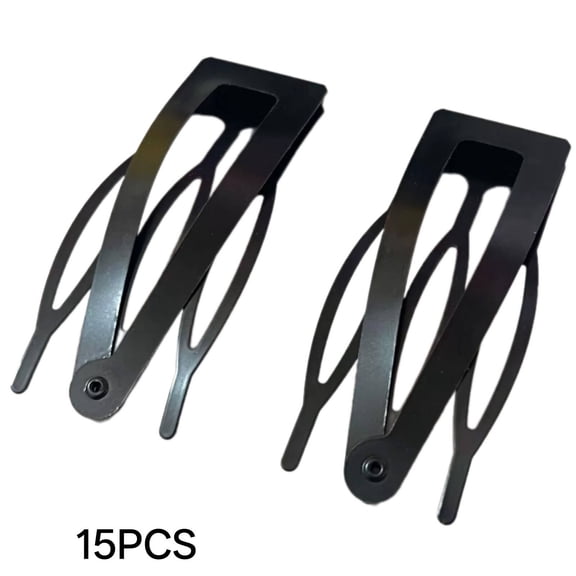 DESIGNICE 30 Pcs Hair Clips for Styling,Tridentate Metal Hair Clips,Metal Fastener Snap Hair Clips,
