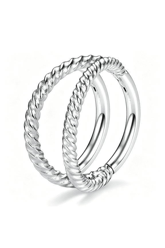 316L Surgical Steel Septum Clicker Ring Nose Ring Hoop Sleeper Hoop Earring Helix Rook Conch Cartilage Daith Tragus Earrings Lobe Nose Piercing Jewelry for Women