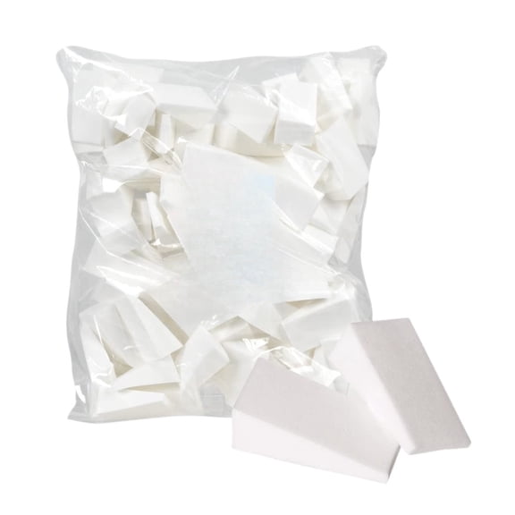 DESIGNICE 32Pcs *Pre-Cut* Makeup Wedges: Professional Triangle Sponges Stop Tearing Your Sponges! Pre-Cut Edges Guarantee a Flawless,Professional Foundation Blend without Messy,Jagged Foam