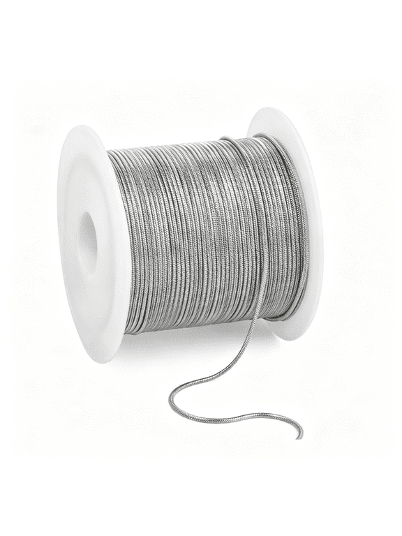33Ft 1Mm Thin Stainless Steel Chains Snake Chains Bulk for Jewelry Making,Small 304 Stainless Steel Round Snake Chains Roll Spool for Diy Craft Necklace