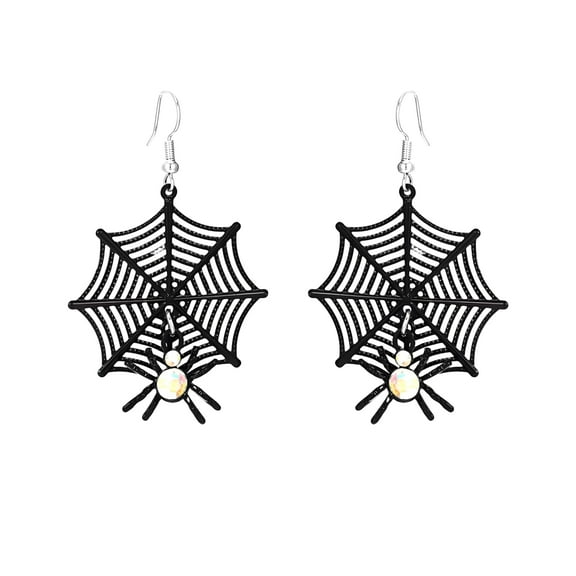 DESIGNICE 3Pair Halloween Earrings,Spider Statement Earrings for Women,Alloy Wear-Resistant Fall Earrings,Style1
