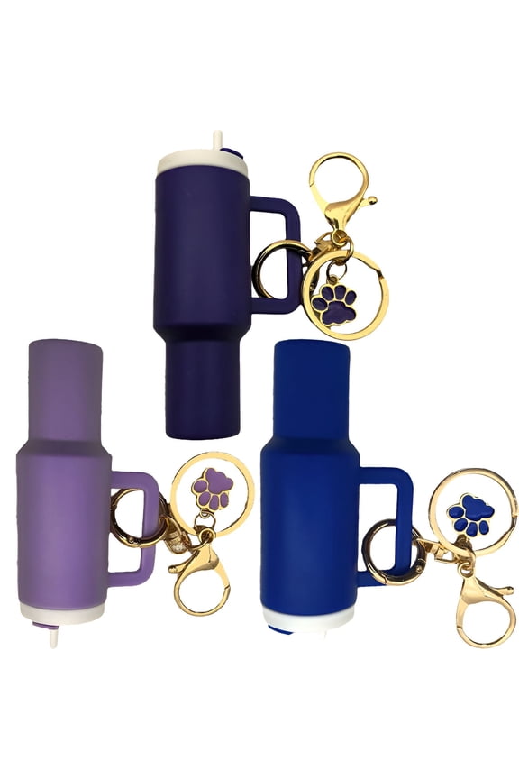 2026 New 3Pcs Chapstick Holder Key Chain,Keychains,Wallet Chain Wrist Lanyard,Metal