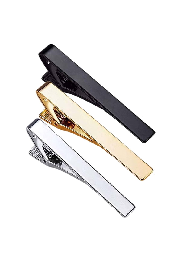 3Pcs Classic Style Tie Clips for Men