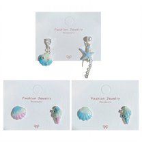 DESIGNICE 3Pcs Summer Earrings,Keeps Shape Summer Earrings for Women,Alloy Material Cute Earrings,Small Stud Earrings for Women for Vacation,Style1