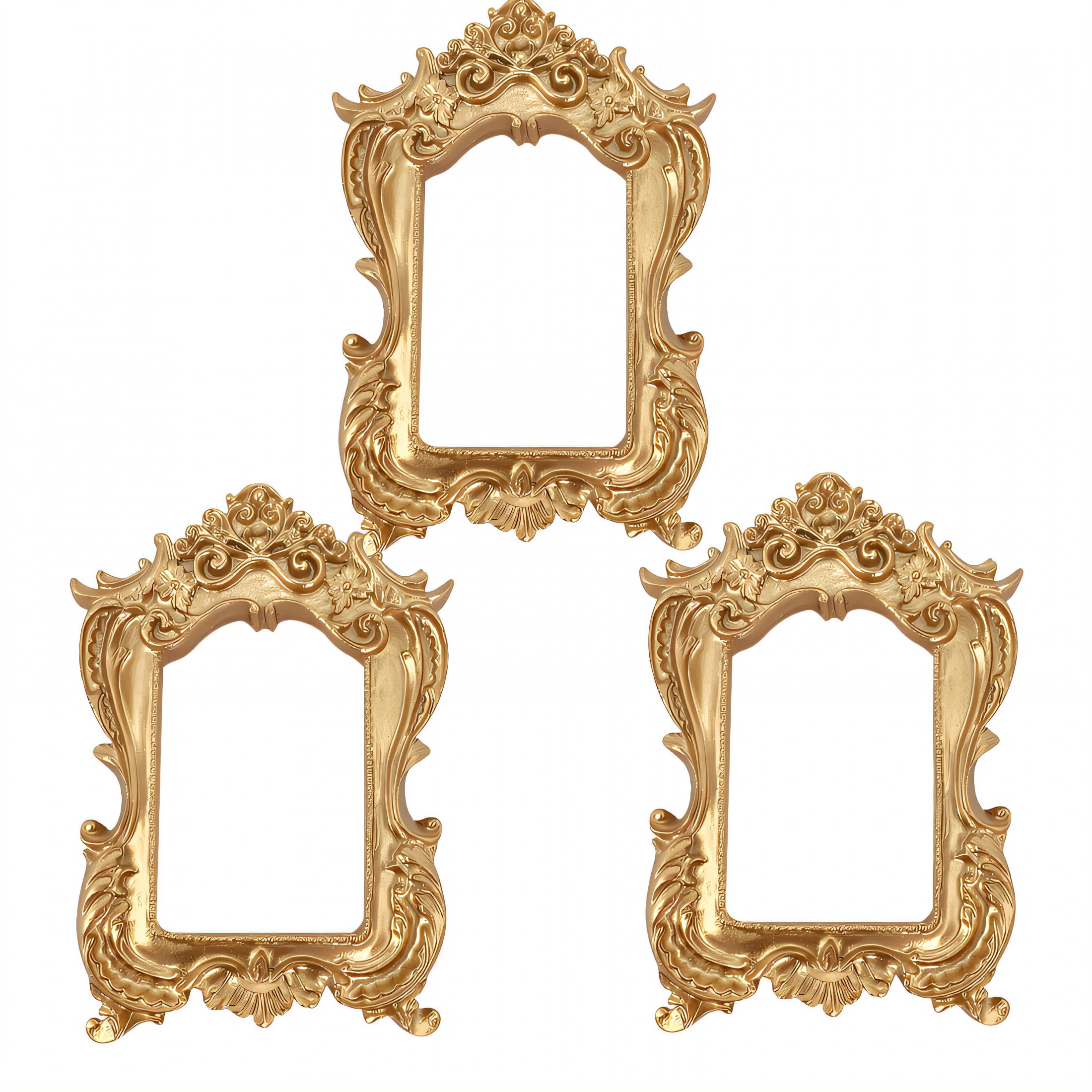 DESIGNICE 3Pcs Vintage Picture Frames,Multi-Use Photo Frames,Vintage ...