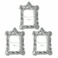 thumbnail image 1 of DESIGNICE 3Pcs Vintage Picture Frames,Simple Classic Wall Frames,Visual Focus Family Picture Frame,5.91"X3.94",Silver, 1 of 7
