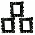 thumbnail image 1 of DESIGNICE 3Pcs Vintage Picture Frames,Tiny Items Photo Frames,Vintage Journal Family Picture Frame,3.94"X3.94",Black, 1 of 7