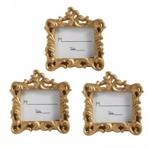 DESIGNICE 3Pcs Vintage Picture Frames,Varied Match Wall Frames,Combo Decor Gold Picture Frames,3.94"X3.94",Gold