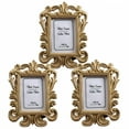 thumbnail image 1 of DESIGNICE 3Pcs Vintage Picture Frames,Vintage Charm Photo Frames,Refined Craft Gold Picture Frames,4.73"X3.55",Gold, 1 of 7