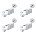 thumbnail image 1 of DESIGNICE 4 PCS Nose Studs,Comfortable Wearing Experience Nose Jewelry,Minimalist Fashion Design Nose Hoop,Style 5, 1 of 2