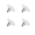 thumbnail image 1 of DESIGNICE 4 Pcs Earring Backs for Droopy Ears,Bullet Earring Backs Lifters,Film Earring Lifters,Platinum, 1 of 2