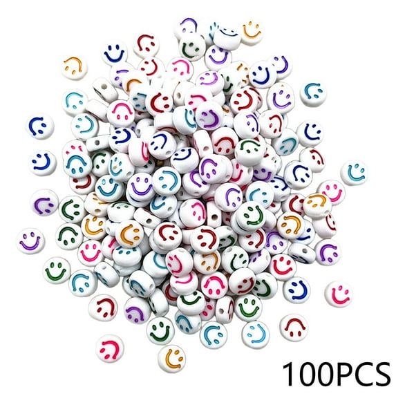 DESIGNICE 400 Pcs Bracelet Beads,Elegant Patterns Beads for Bracelets Making, Stylish Charms Bracelet Making Kit Beads,Style 7
