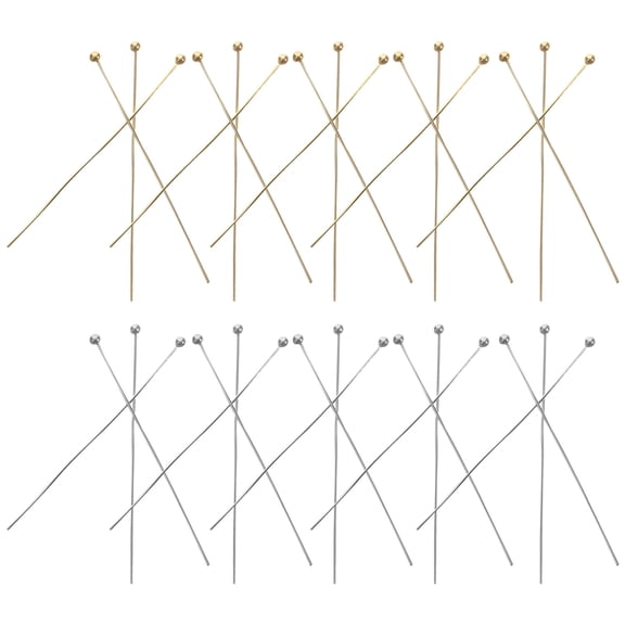 DESIGNICE 400Pcs Headpins for Jewelry Making, Craft Supplies for Ball Pins Jewelry Making and Beading Projects
